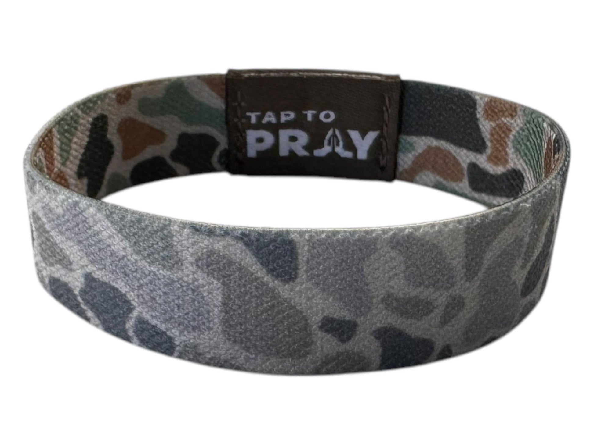 Tap To Pray™ Wristbands - River Rock Camo Classic & Sage-Versible-The Twisted Chandelier