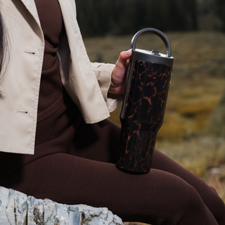 Mocha Tortoise HydroJug 32 oz Sport Water Bottle-HydroJug-NewArrival-The Twisted Chandelier