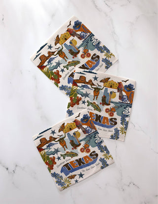 Greetings From Texas Dishcloth Set-Dishcloths-Geometry-The Twisted Chandelier