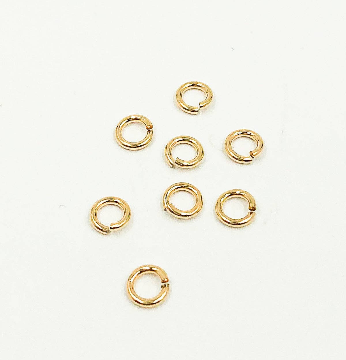 24GAGFOPENJR. 24 Gauge Open Gold Filled Jump Ring-Jewels & Chains-Open-50 Pcs.-3mm-The Twisted Chandelier