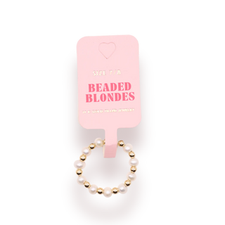 Coastal Pearl Ring-Shirts & Tops-Beaded Blondes-The Twisted Chandelier