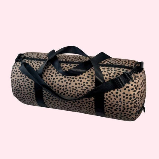 Big Cat ~WIPEABLE~ Weekend Duffel-Bag-Mint-The Twisted Chandelier