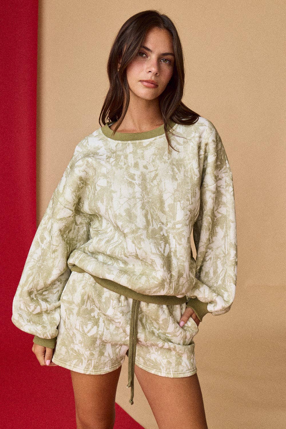 Riley Woodland Camo Crewneck Set-Papermoon-PX50791-The Twisted Chandelier