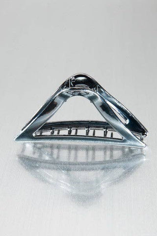 Metallic Casting Curved Triangle Hair Claw Clips-Hair Claws & Clips-JOSSLYN by wall to wall-40H552-The Twisted Chandelier