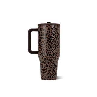 Brown Leopard 32 oz Traveler-HydroJug-The Twisted Chandelier