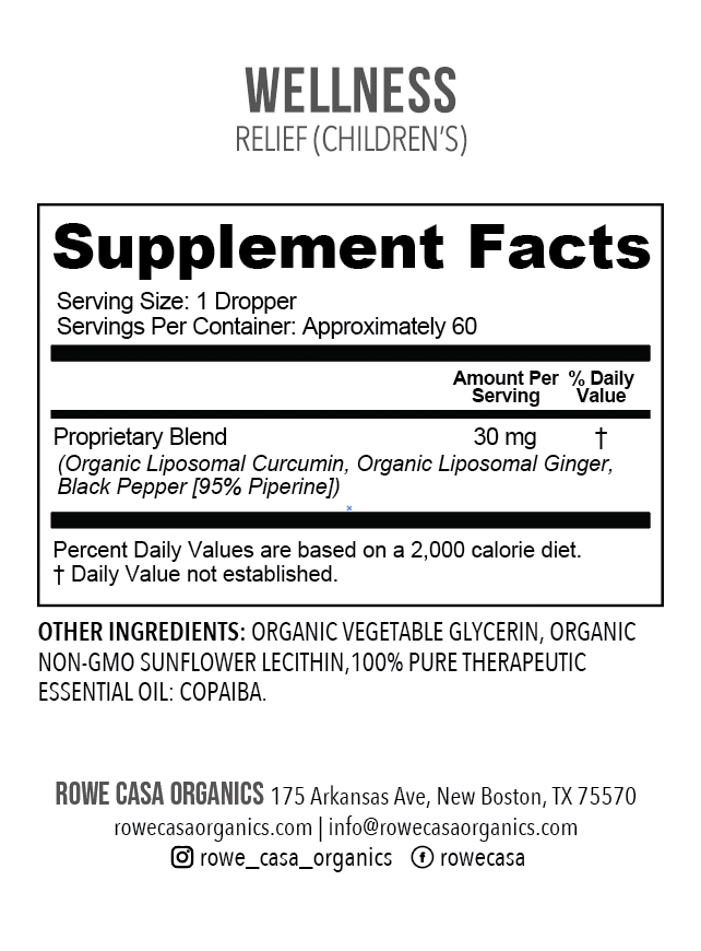 Rowe Casa Relief | Children's (no Willow Bark)-Rowe Casa Organics-The Twisted Chandelier