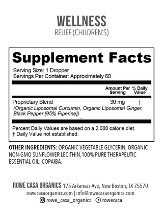 Rowe Casa Relief | Children's (no Willow Bark)-Rowe Casa Organics-The Twisted Chandelier