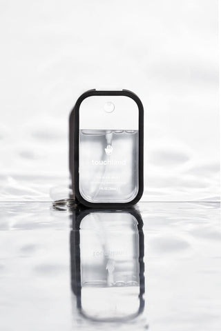 Touchland Mist Case Jet Black-Hand Sanitizer Case-Touchland-The Twisted Chandelier