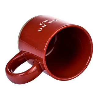 Ho Ho Ho Red Stoneware Coffee Mug - Christmas Decor-Sweet Water Decor-The Twisted Chandelier