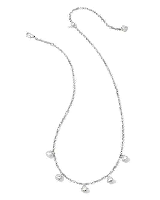 Kendra Scott Gabby Strand Necklace Silver-Necklaces-Kendra Scott-Max Retail, N00142RHD, Sale Kendra Scott-The Twisted Chandelier