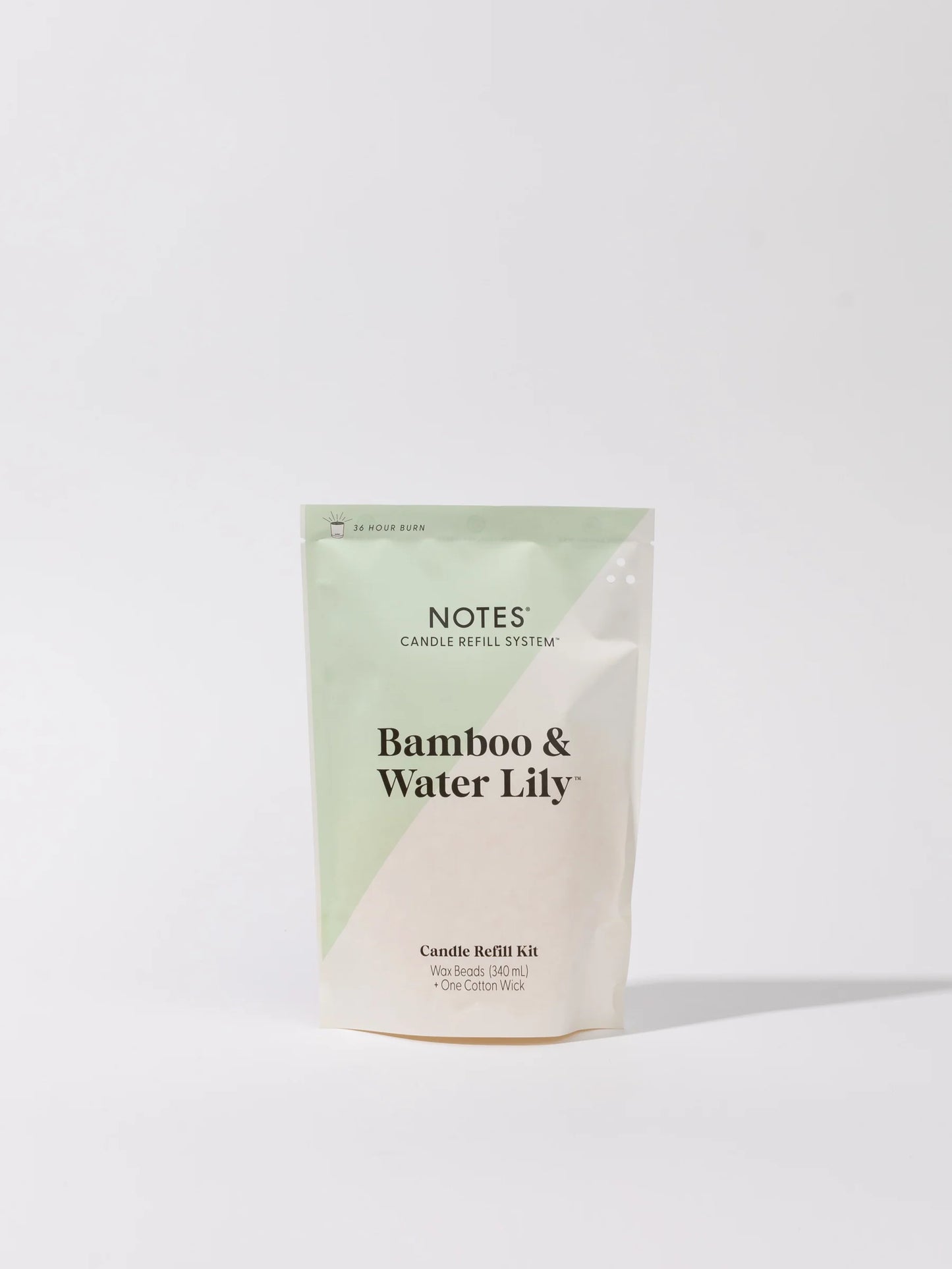 NOTES® Sustainable Candle Refill Kit - Bamboo & Water Lily-Candles-Notes Candles--The Twisted Chandelier