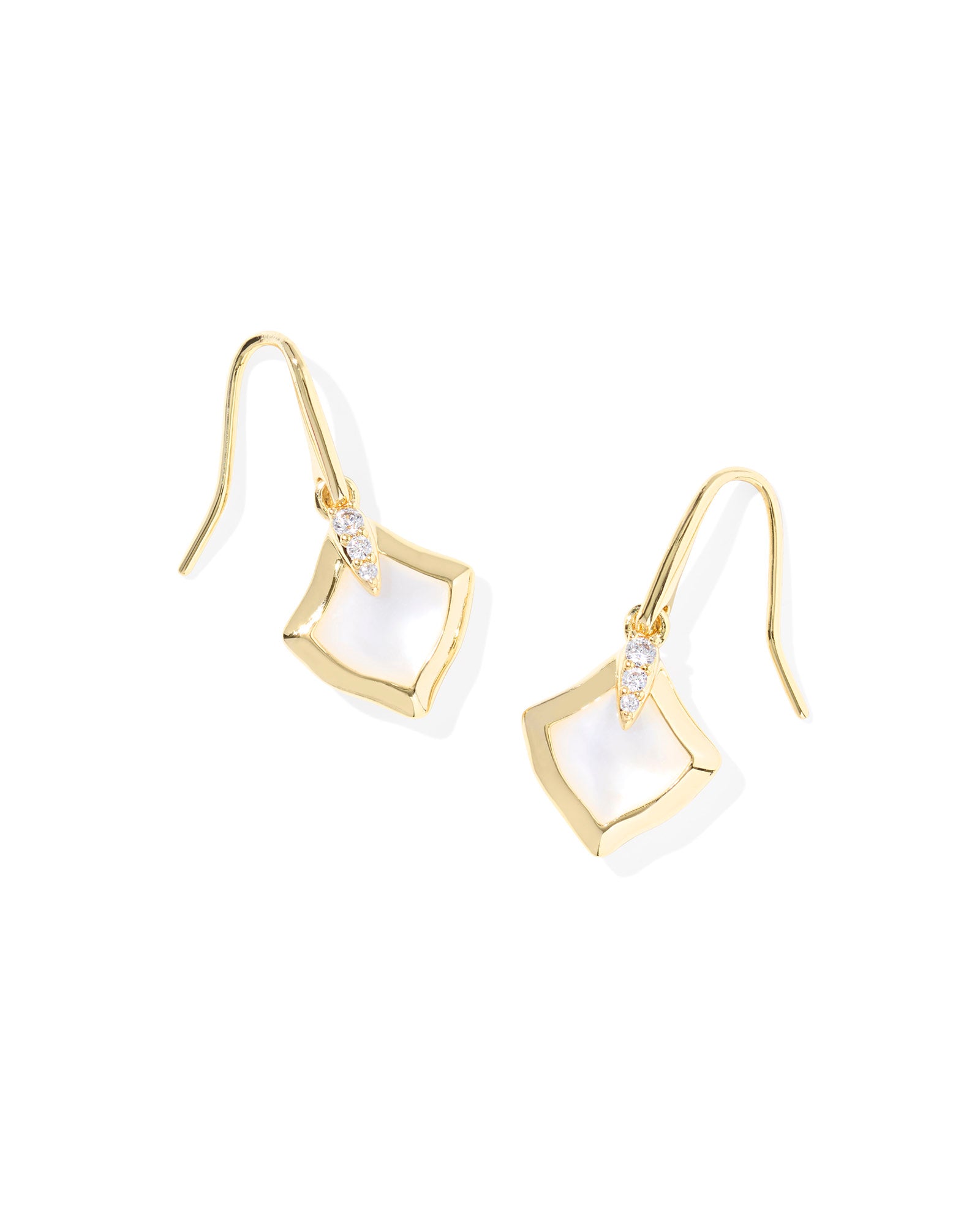 Kendra Scott Joelle Small Drop Earrings Gold Ivory Mother Of Pearl-Earrings-Kendra Scott-E00801GLD,Sale Kendra Scott-The Twisted Chandelier