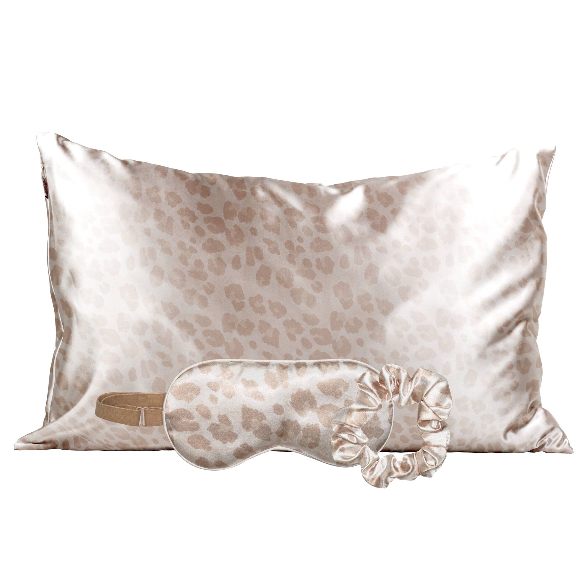 Kitsch Satin Sleep Set - Leopard-KITSCH-Faire-The Twisted Chandelier