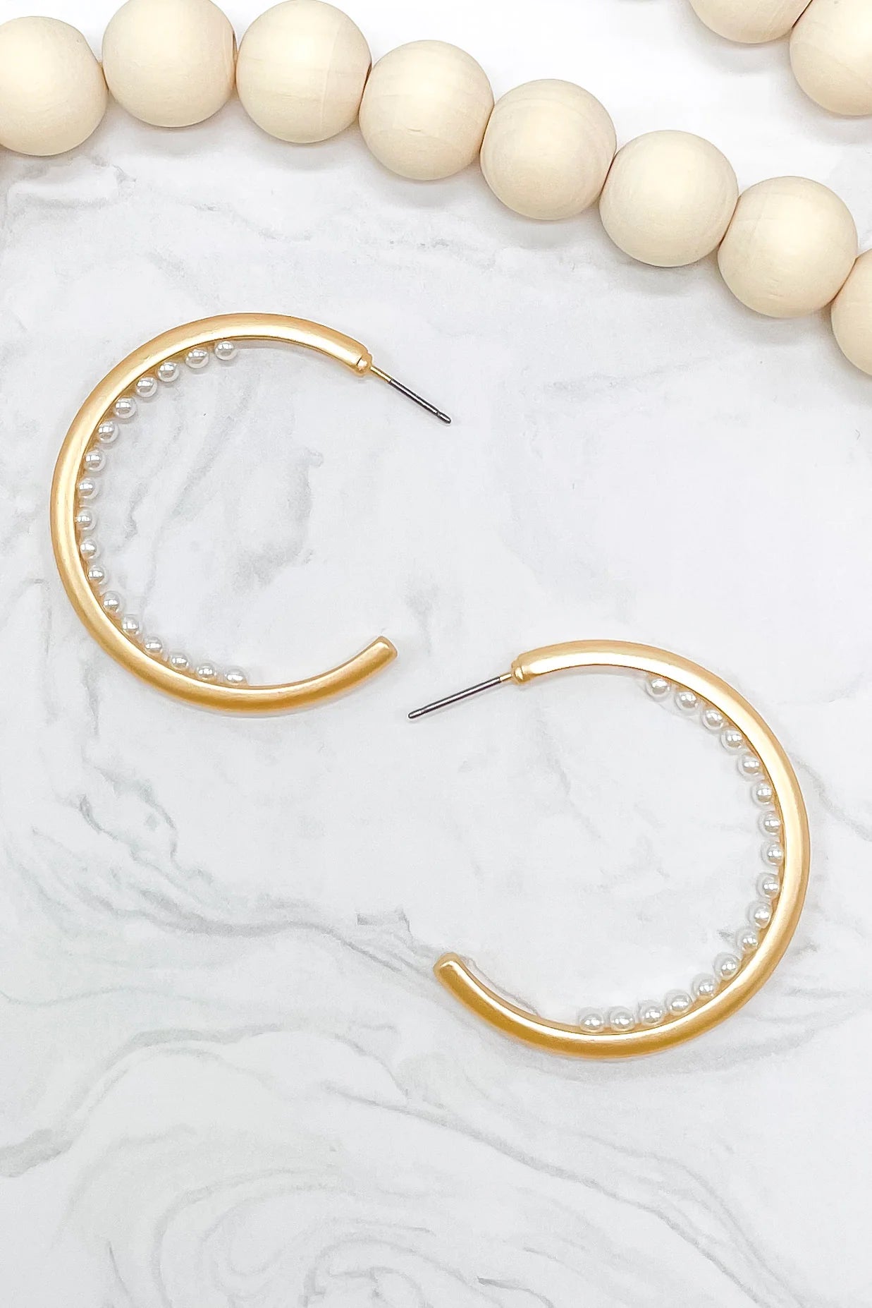 Karin Hoop Earrings- Gold-Hoop Earrings-MY GIRL IN LA--The Twisted Chandelier